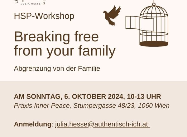 HSP-Workshop: Breaking free from your family