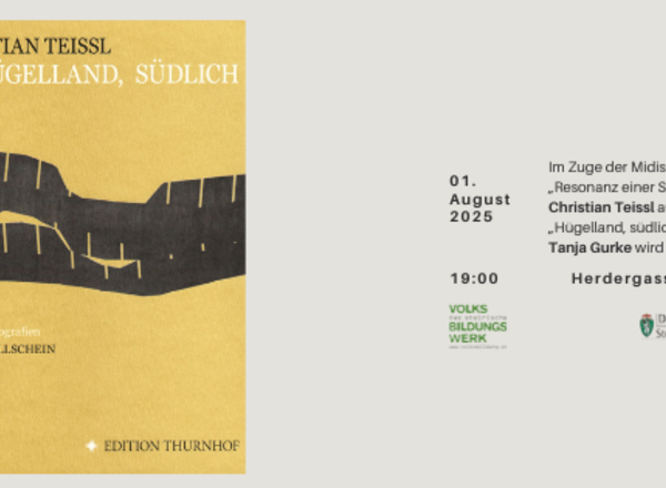 Midissage „Resonanz einer Stille“ von Julia Wolf und Lesung von Christian Teissl