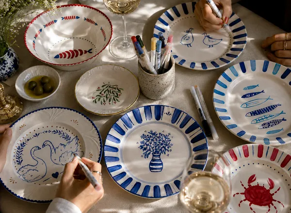 Vintage Ceramic Painting Workshop by artsip