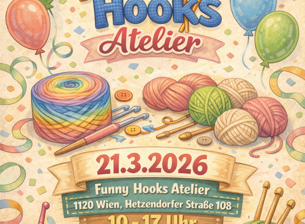 1. Ateliergeburtstag im Funny Hooks Atelier 