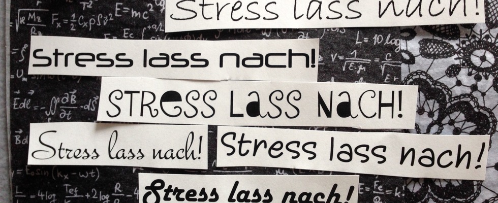 Stress lass nach! Workshop Einkommensteuer
