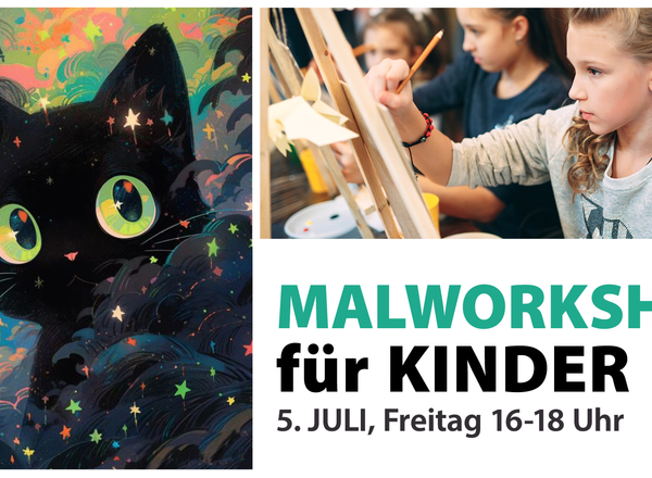 Malworkshop für Kinder - Katze