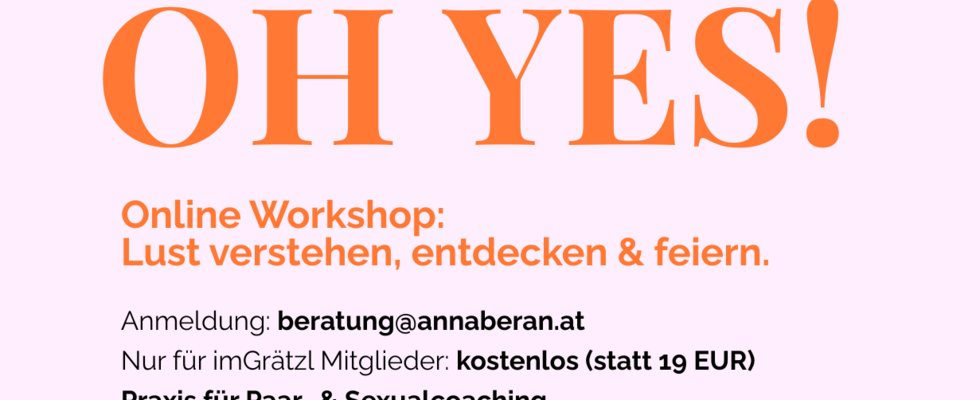 OH YES - Lust verstehen, entdecken & feiern.