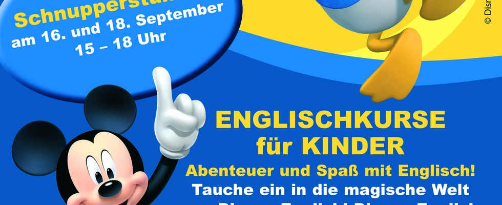 Disney English Schnupperkurse