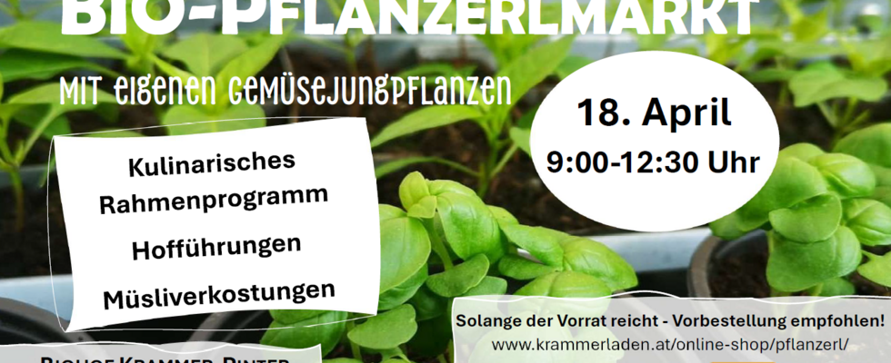 Bio-Pflanzerlmarkt