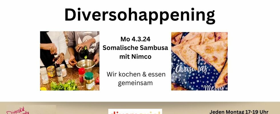 Diversohappening: somalische Sambusa