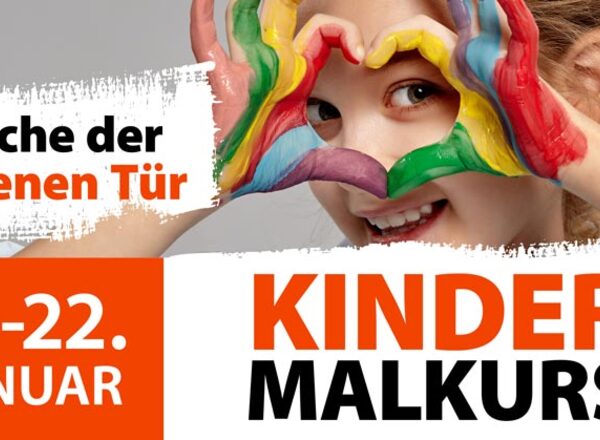 Kinder Malkurs - Woche der Offenen Tür