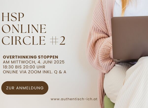 "Overthinking stoppen" – ONLINE-Workshop