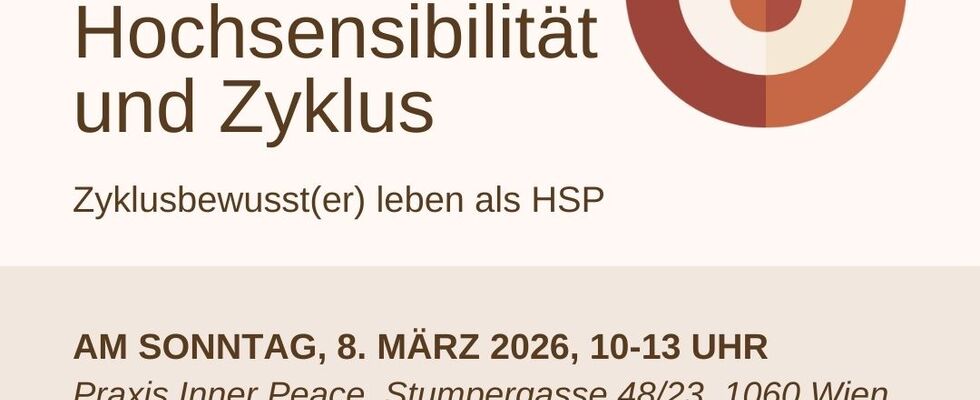 Zyklusbewusst(er) leben als HSP – Workshop