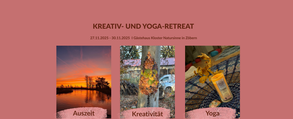 KREATIV- UND YOGA-RETREAT