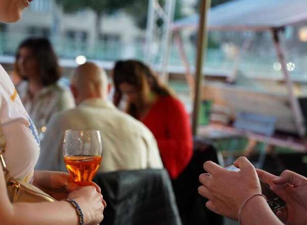 Netzwerken auf der Terrasse