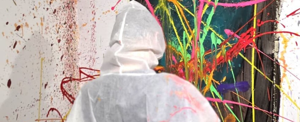 Actionpainting - ab € 70,-