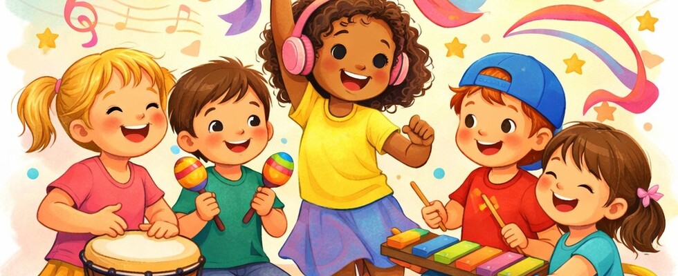 Kinderworkshop „Let’s make Music“- Rhythmik, Musik & Bewegung