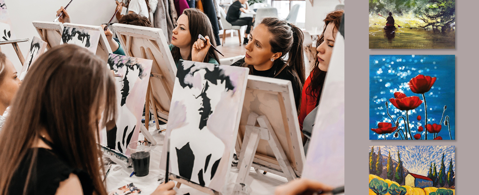 Malworkshop für Erwachsene - Frühlinsstimmung