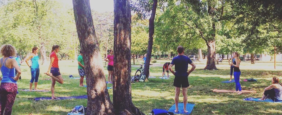 Outdoortraining im Heiligenstädterpark (Rothschildgarten)
