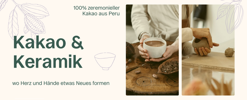 Kakao & Keramik - ein entschleunigter Nachmittag für Herz und Hände