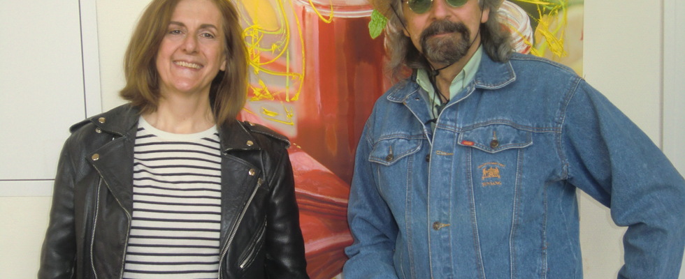 Vernissage mit Katharina Biber (Aktionsleiterin bei Hermann Nitsch) & Robin der Künstler