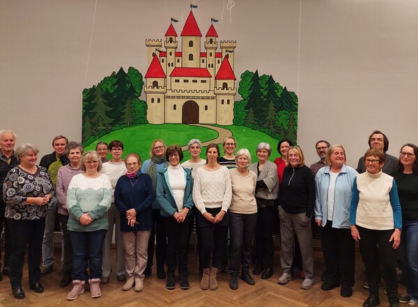 Chorprobe für unser nächstes Projekt (Orgelsolomesse von Mozart)