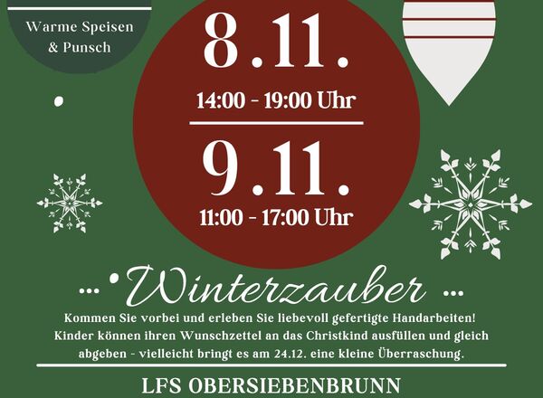 Winterzauber in Obersiebenbrunn