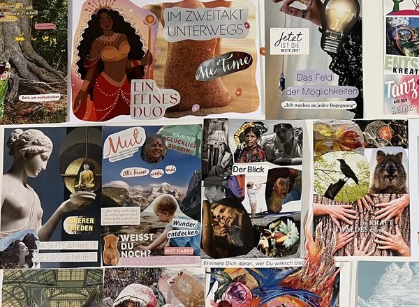  Die Kraft der Bilder-Collagieren und Schreiben
