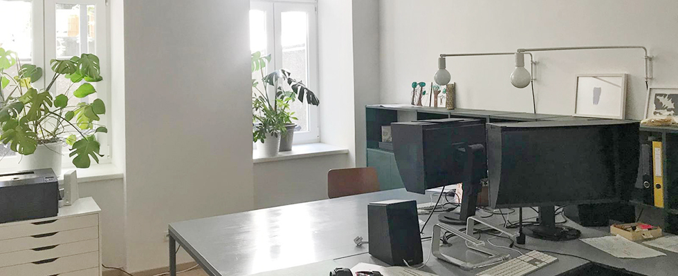 Arbeitsplatz in Bürogemeinschaft