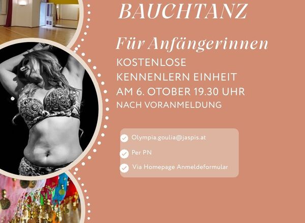Gratis Bauchtanz-Schnupperstunde für Anfängerinnen in Wien