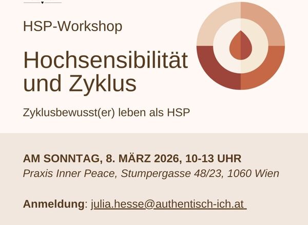 Zyklusbewusst(er) leben als HSP – Workshop
