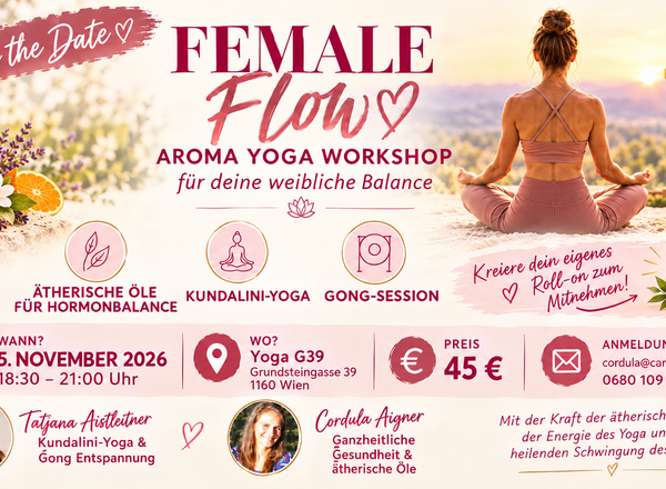 Female Flow- Aroma Yoga Workshop
