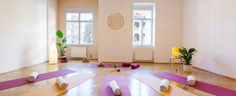 Schöner Yoga.Raum im Saggen zur stundenweisen Miete 