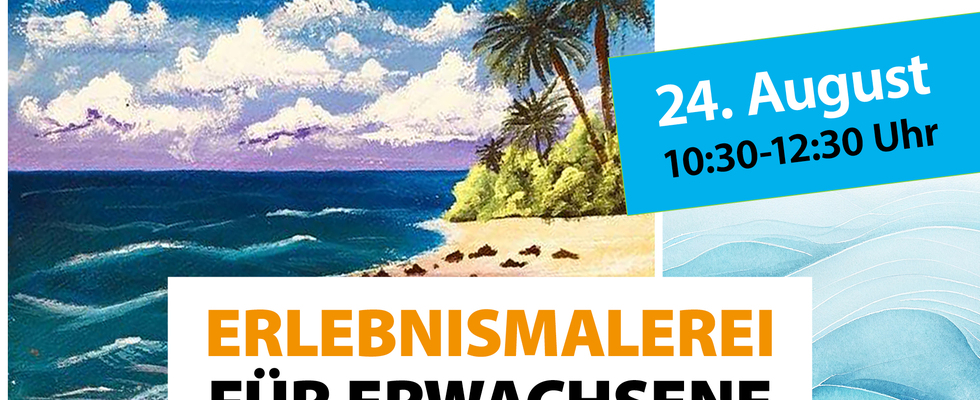 Erlebnismalerei für Erwachsene – Strand