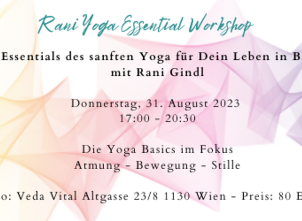 Rani-Yoga Essentials Workshop