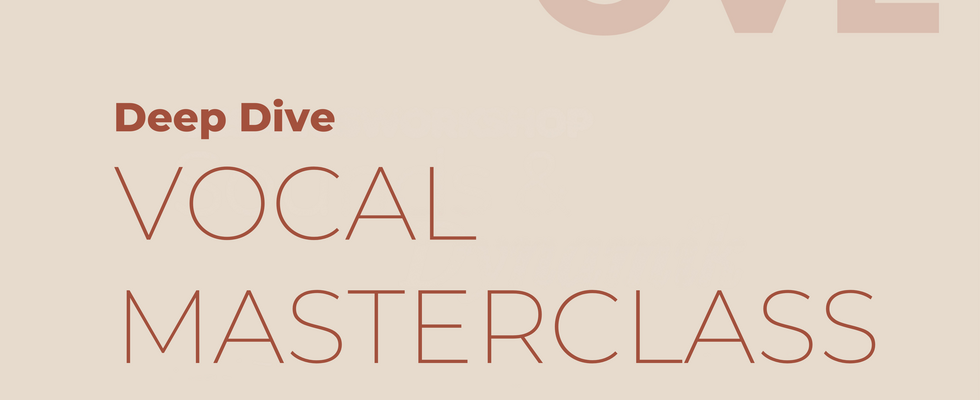 Vocal Masterclass für Popularmusik (4h)