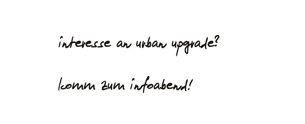 Urban Upgrade Infoabend