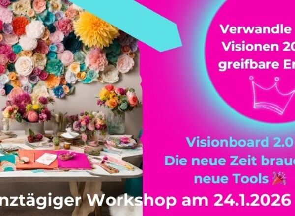 Visionboard 2026 - Dein bestes Jahr!