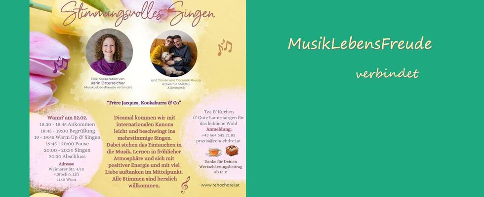 Stimmungsvolles Singen: Internationale Kanons
