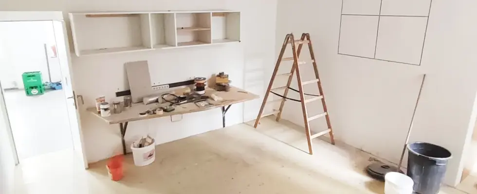 20m² Atelier-Raum in Kreativ-Konzept (Warm, Trocken, Wasseranschluss)