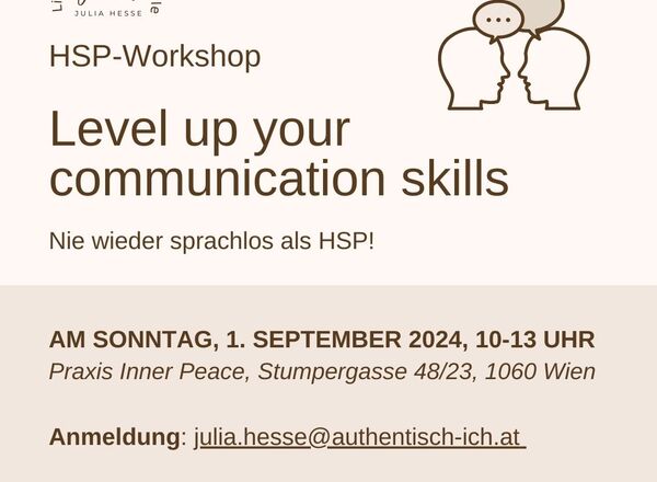 Level up your communication skills - Nie wieder sprachlos als HSP!