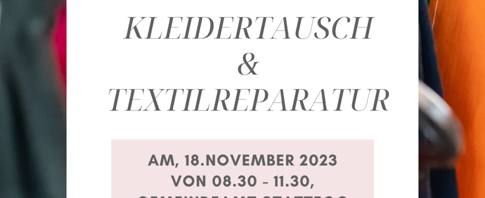 Repair Cafe und Kleidertausch mit