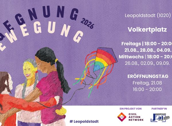 BEGEGNUNG DURCH BEWEGUNG 2026 - Kostenlose Bewegungsworkshops in Leopoldstadt