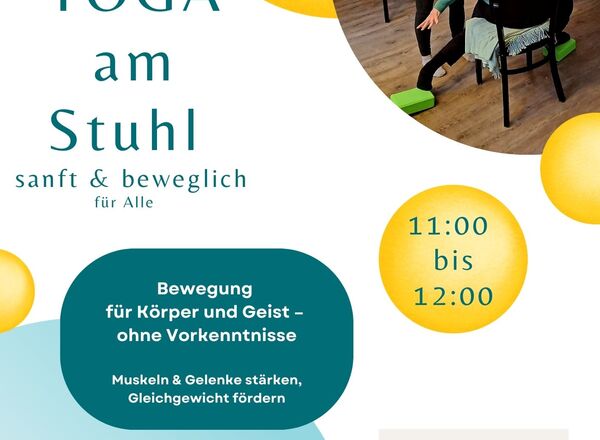 Yoga am Stuhl