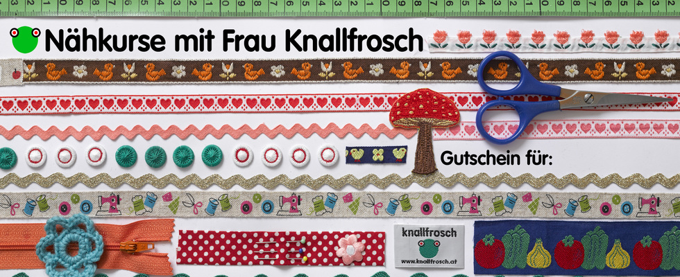 Nähkurse mit Frau Knallfrosch