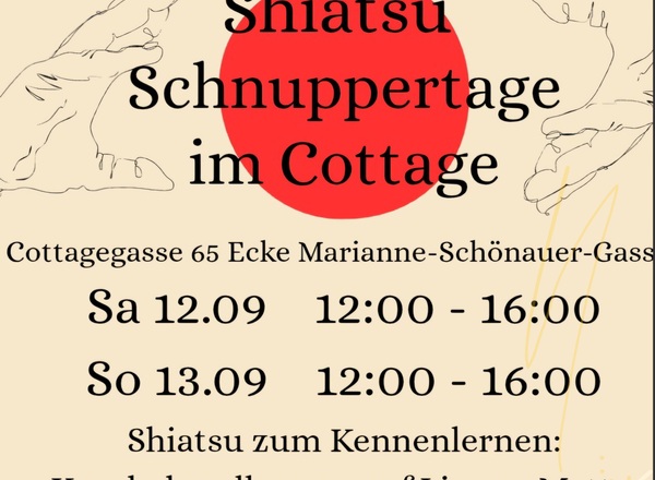 Shiatsu Schnuppertage im Cottage