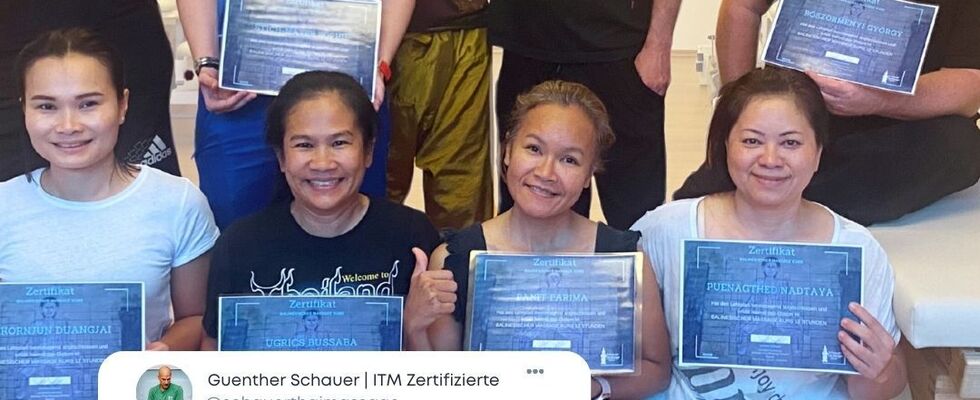 Thai Yoga Massage Ausbildung Nuad Bo-Rarn Gewerbeschein