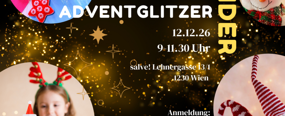 Kinder Kreativ Workshops ADVENTGLITZER 2026