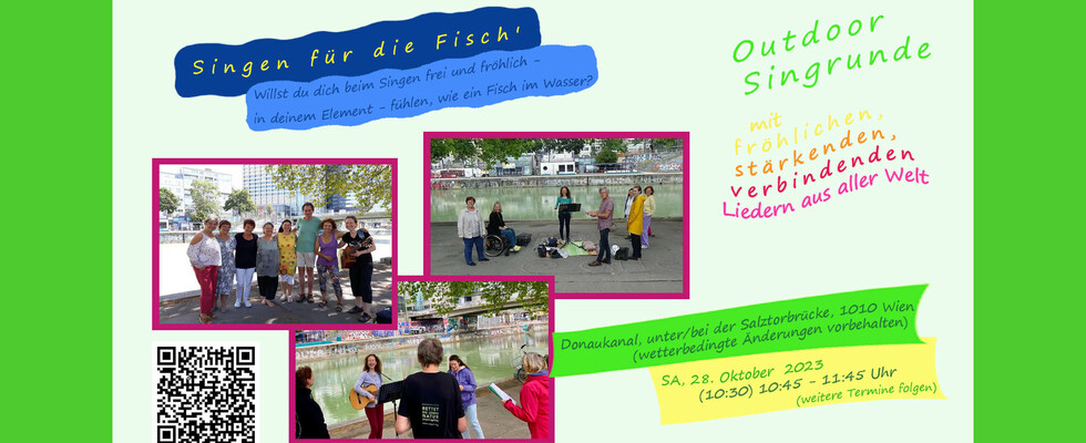 Outdoor- Singrunde SINGEN FÜR DIE FISCH'