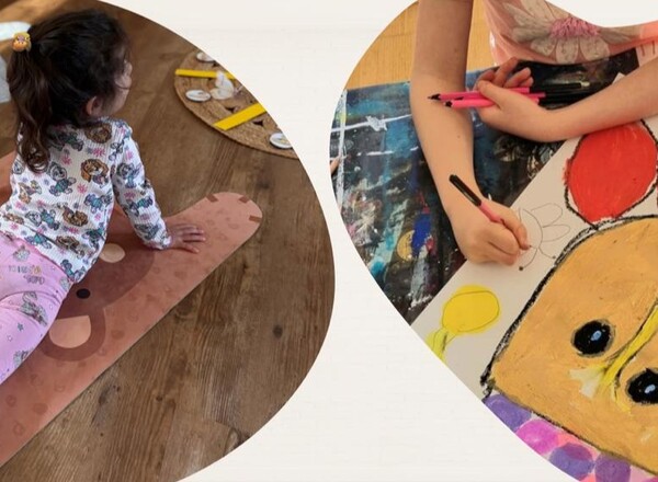 Yoga und kreatives Gestalten für Kinder