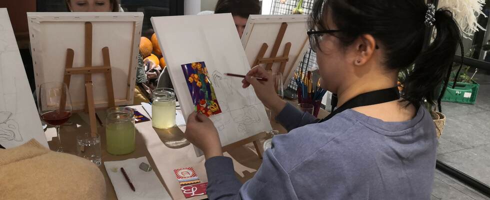 Painting and Wine with Emma