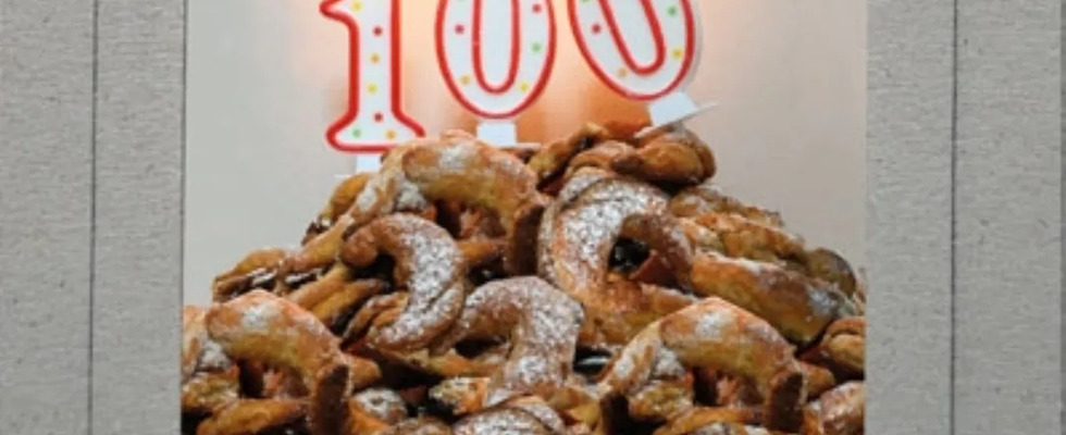 100 x Arbeit in Auslage