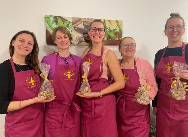 Ayurvedische Kekse backen