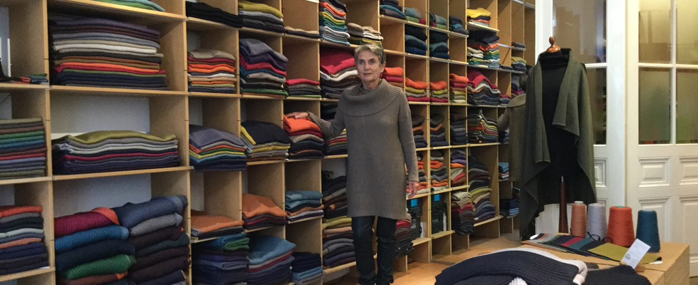 Neu! Slow Fashion SommerStrick im Schauraum für angewandte Kunst